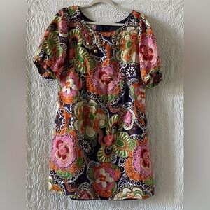 Phoebe Couture Puff Sleeves Floral Mini Dress